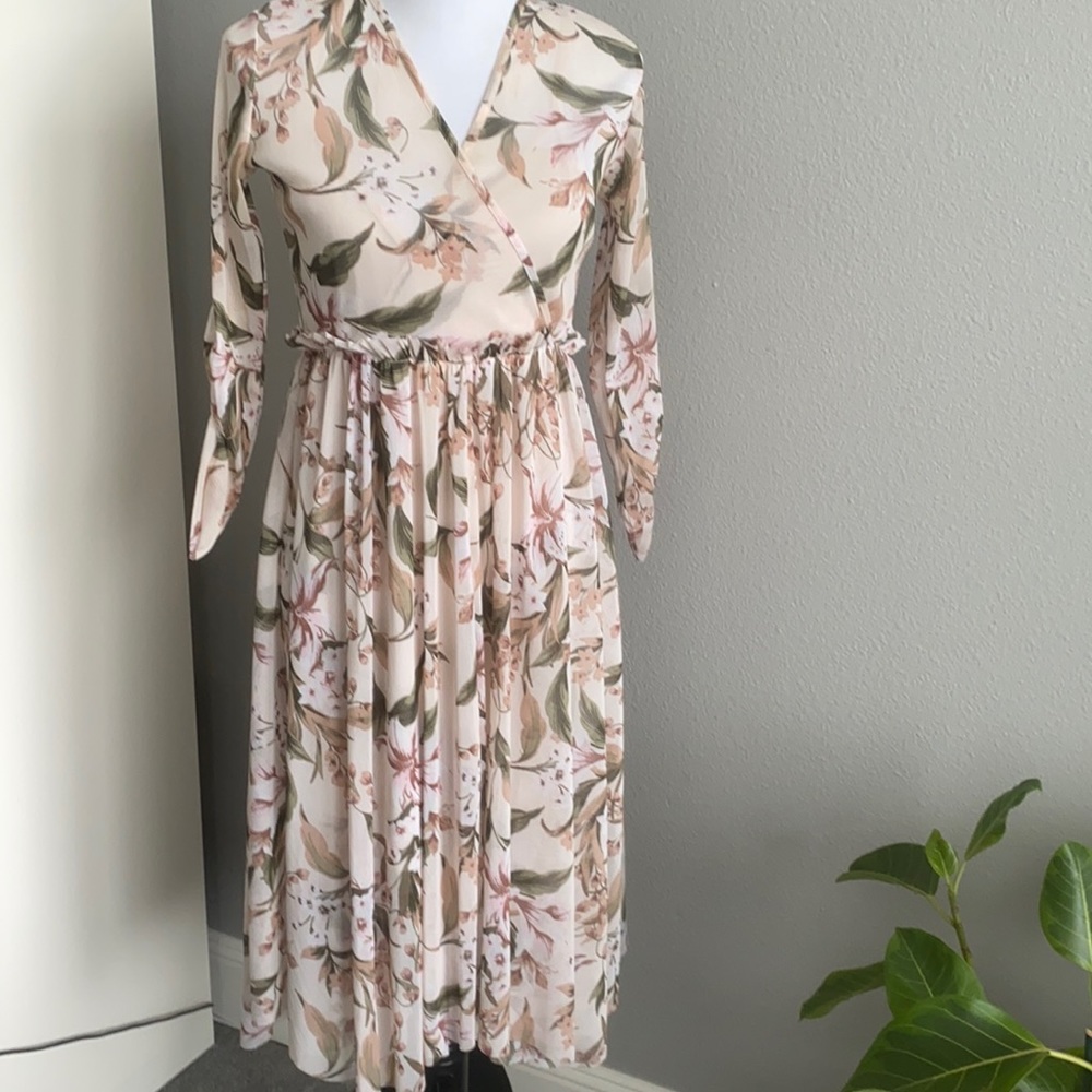 TopShop Floral Dress size 8